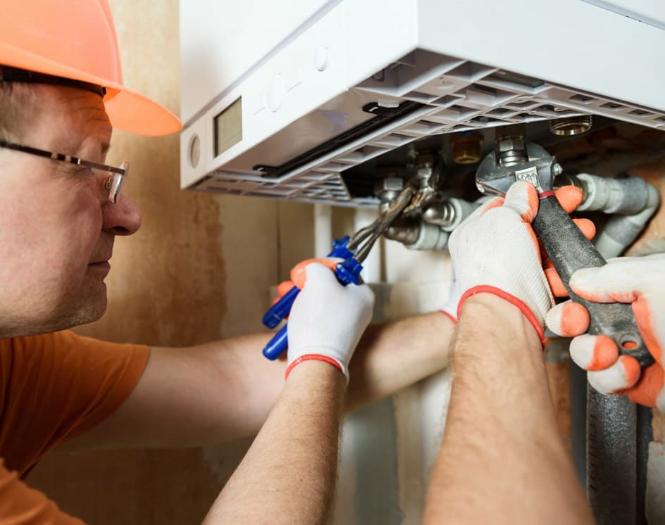 installing a water heater